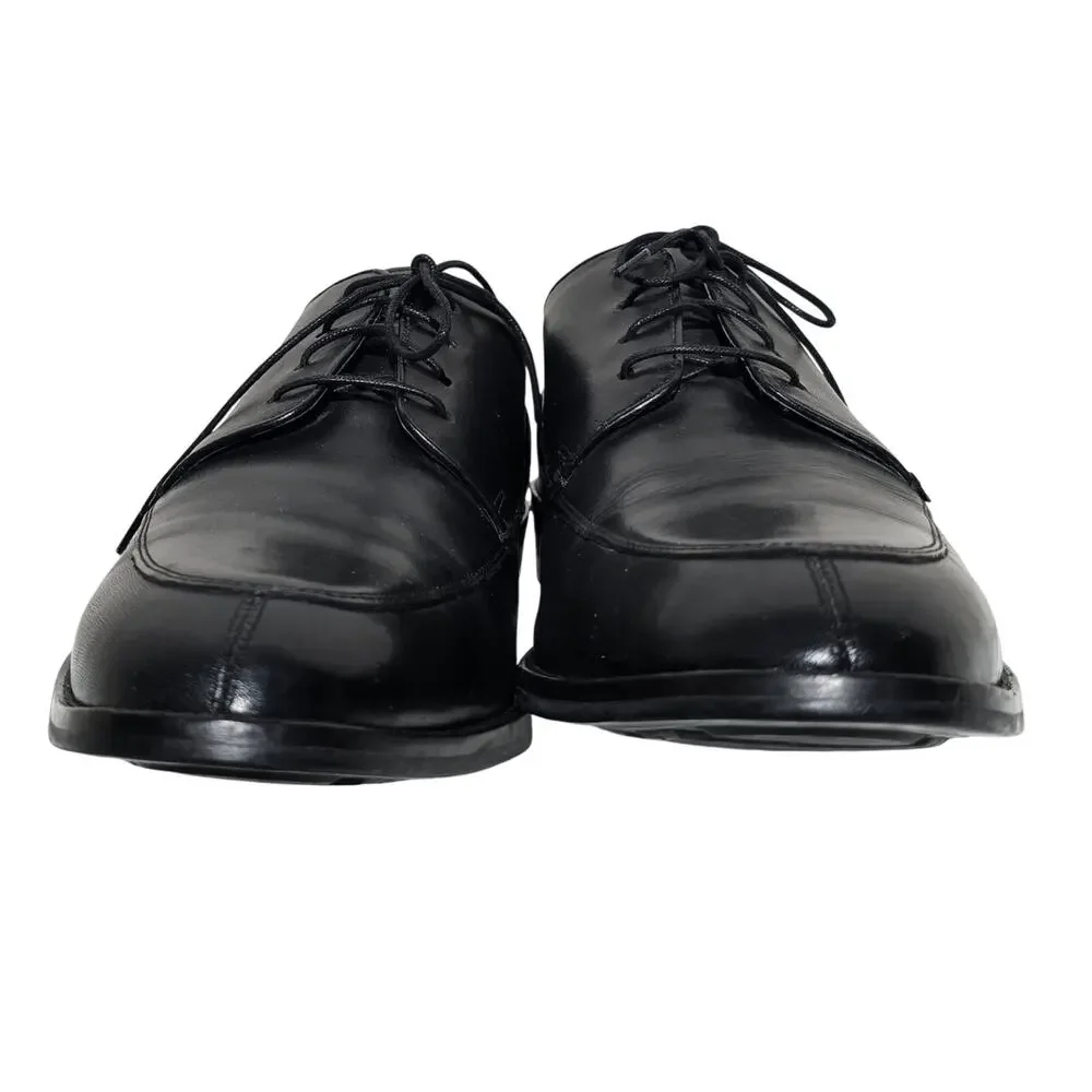 Cole Haan Mens Black Leather Lace Up Dress Shoes Oxfords Size 11M